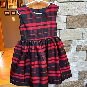 Girl’s Buffalo Plaid Holiday Dress Size 4T New Mia and Mimi